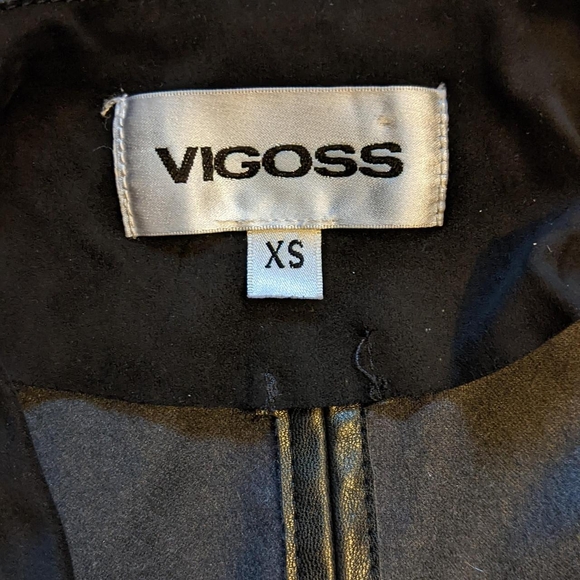 Upcycled Studded Black Jacket from Vigoss - Picture 6 of 7